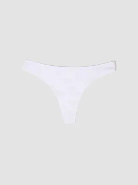 100% Organic Cotton Thong - Chalk