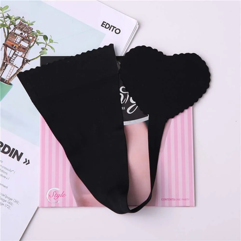 C Style Invisible Underwear No Panty Line Self Adhesive Strapless Thong C-string Thongs Panties Lingerie