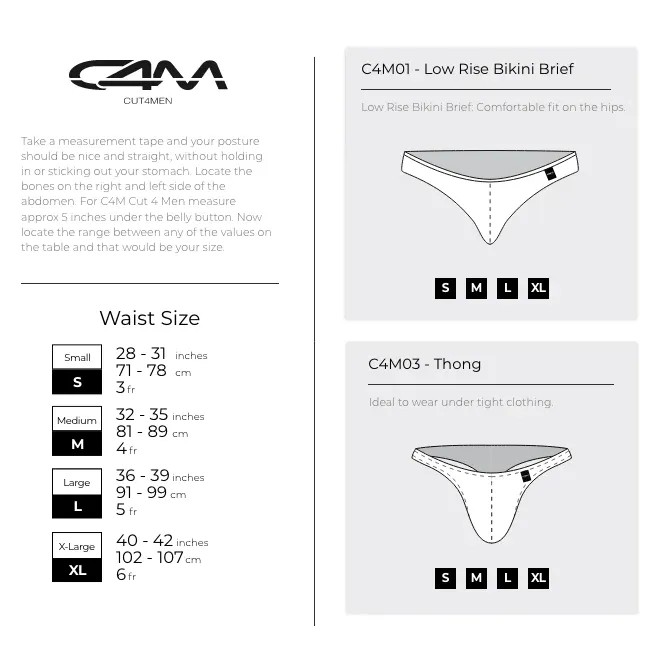 C4M Briefkini - Royal Blue