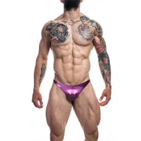 C4M Soft Stretch Ergonomic Men's Thong Provocative - Pink