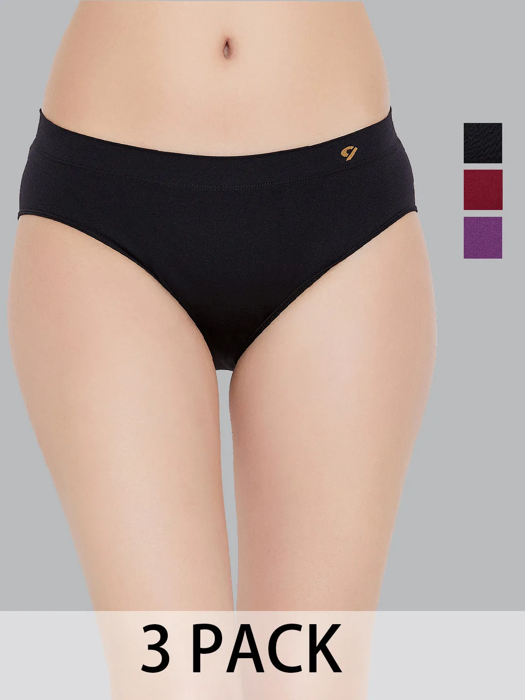C9 Airwear Assorted Seamless Women's Panty - Pack of 3