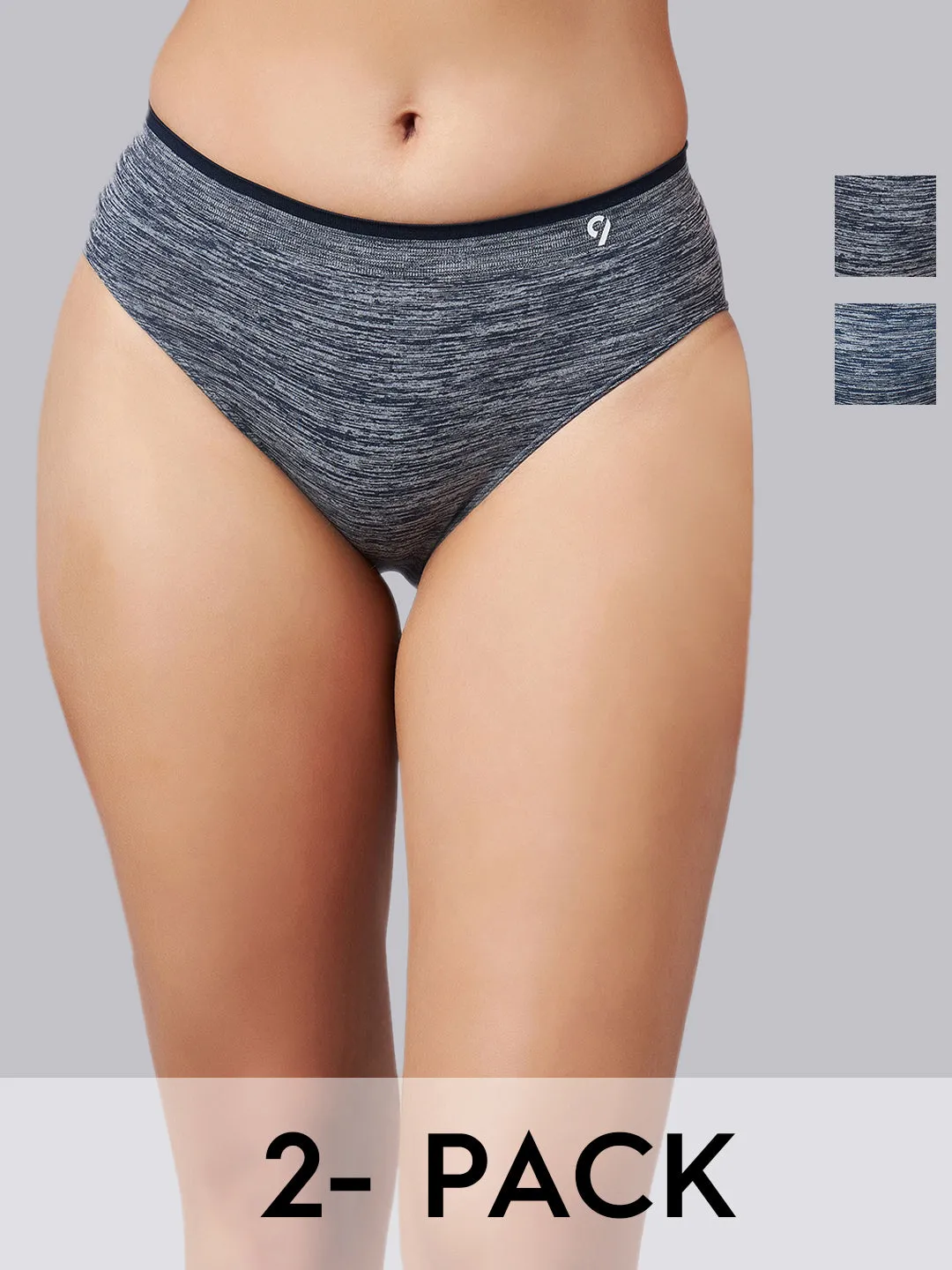 C9 Airwear Seamless Mid Underwear Brief - Pack of 2