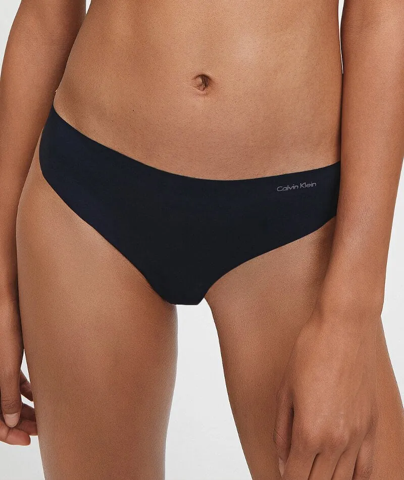 Calvin Klein Invisibles Thong - Black
