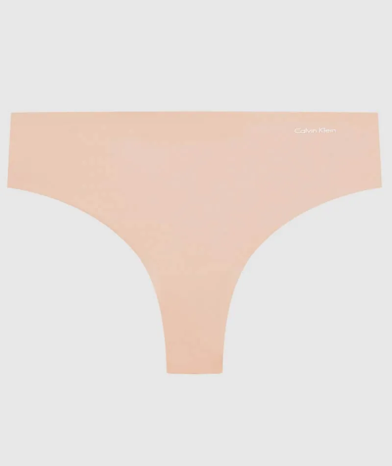 Calvin Klein Invisibles Thong - Light Caramel