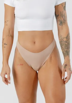 Cameltoe Coverage Thong Latte 3-Pack