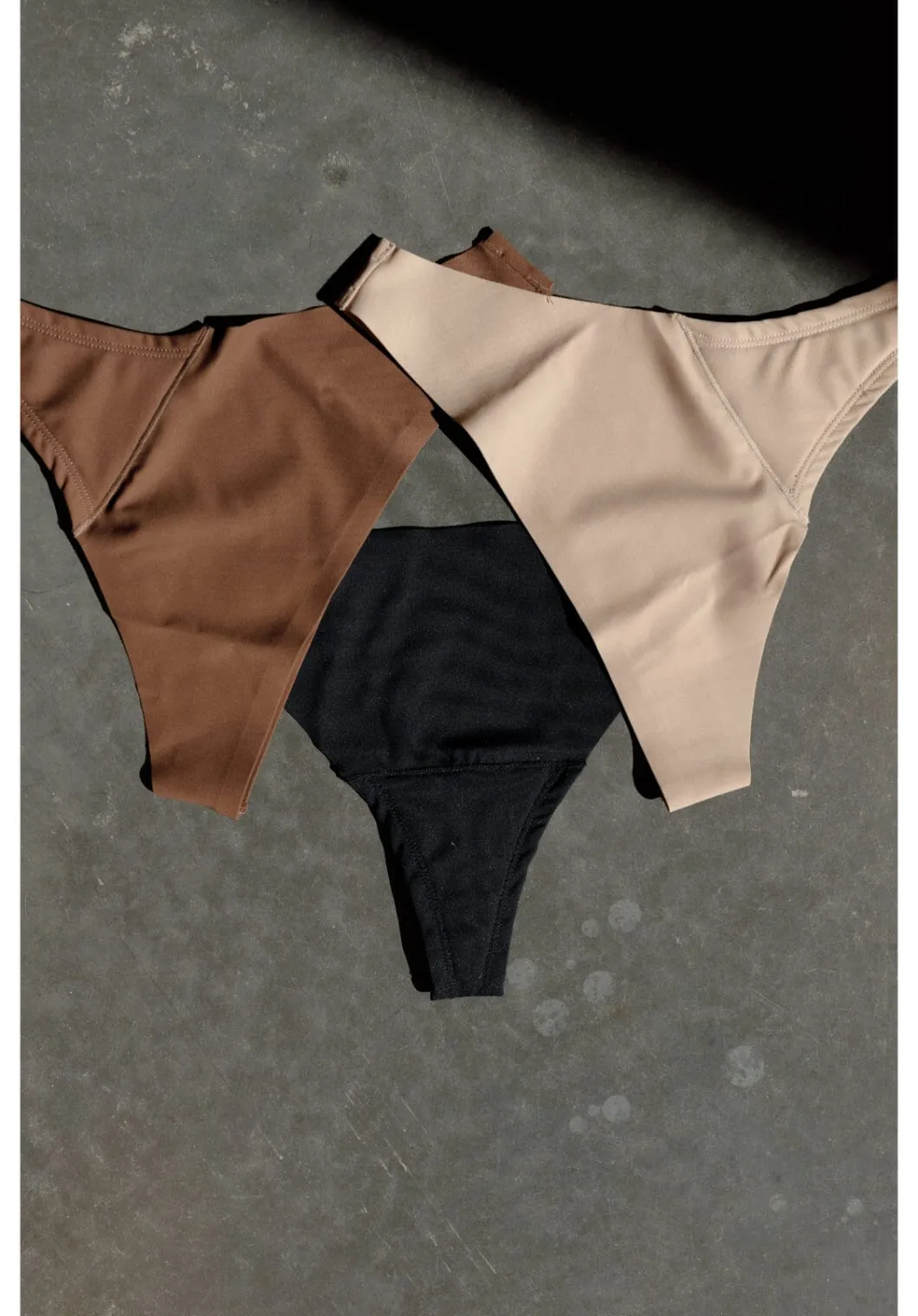 Cameltoe Coverage Thong Latte 3-Pack