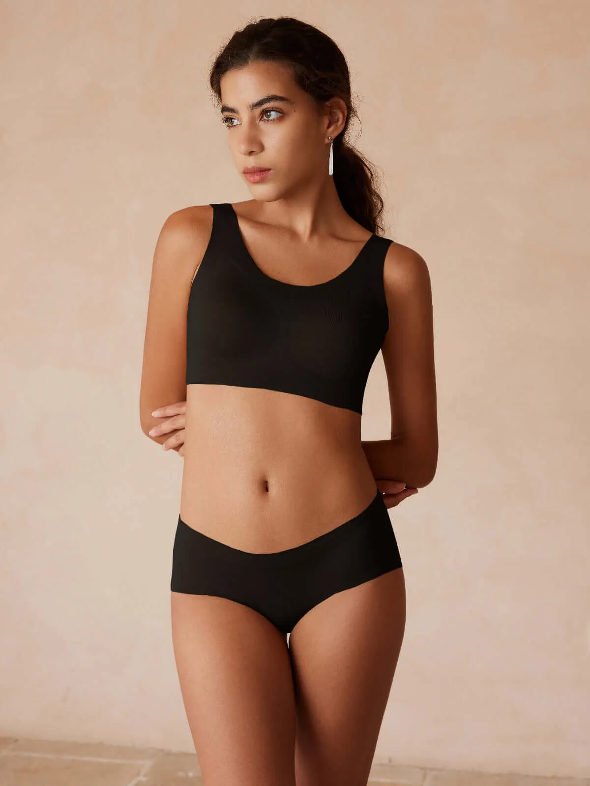 Cloud-Like Seamless U-Neck Bra & Panty Set
