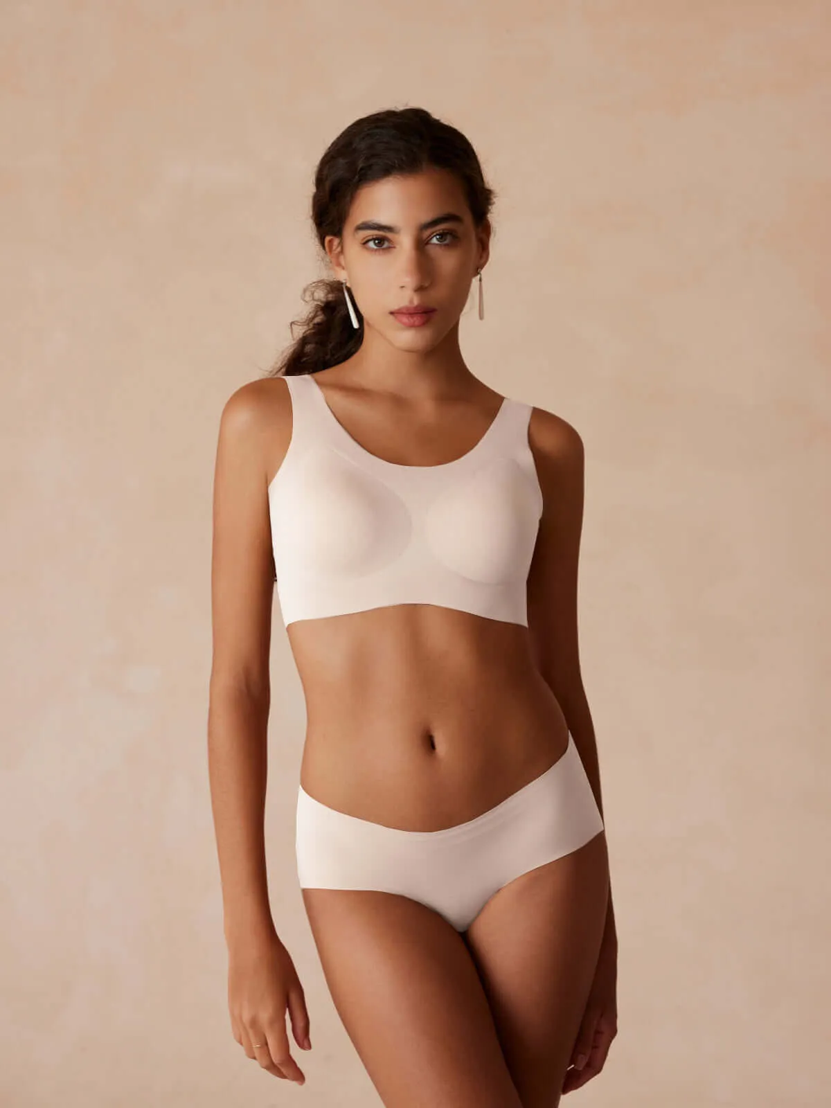 Cloud-Like Seamless U-Neck Bra & Panty Set