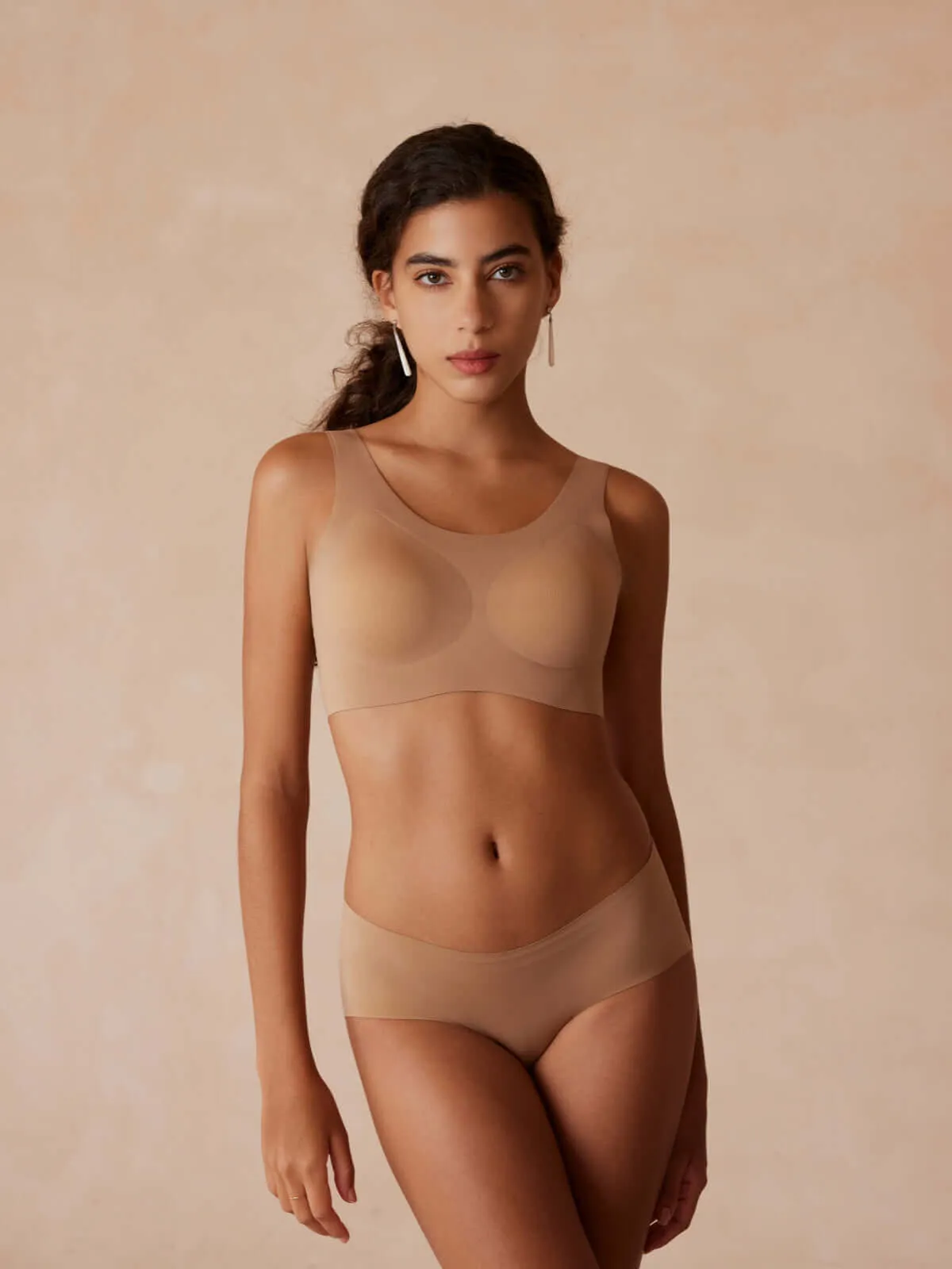 Cloud-Like Seamless U-Neck Bra & Panty Set