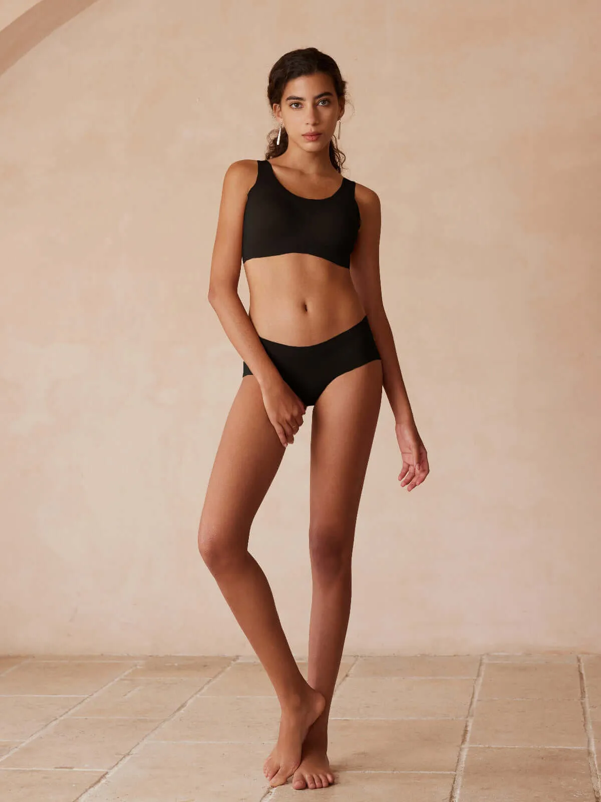 Cloud-Like Seamless U-Neck Bra & Panty Set