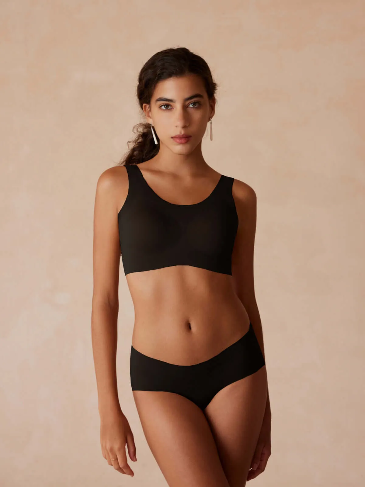Cloud-Like Seamless U-Neck Bra & Panty Set