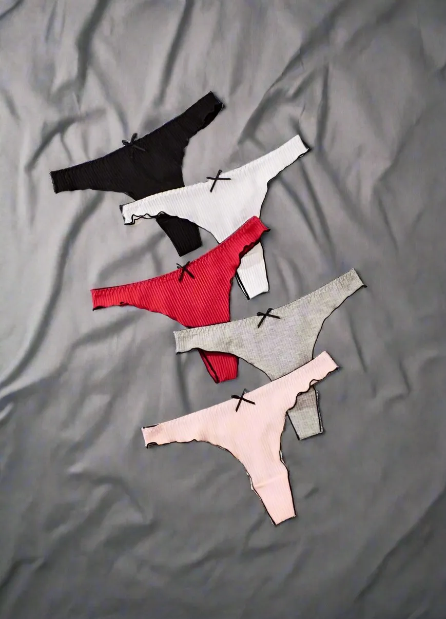 Cotton Candy Thong Cherry