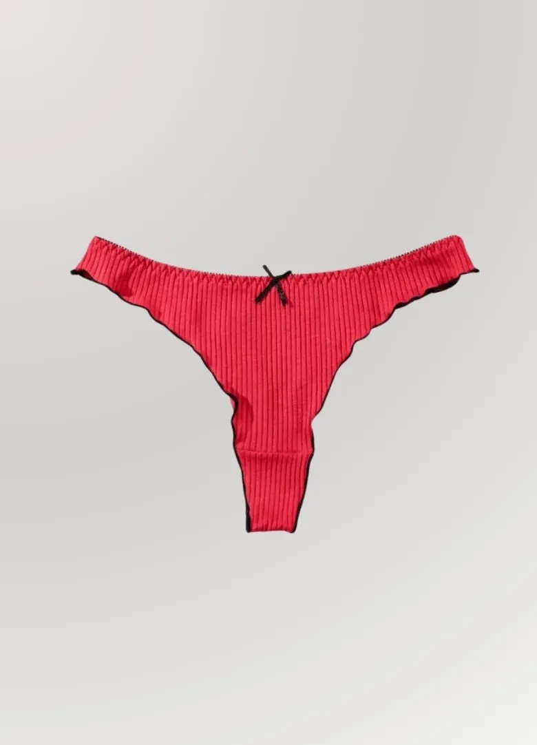 Cotton Candy Thong Cherry