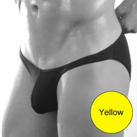 Don Moris Plain Bikini Underwear Yellow Size M