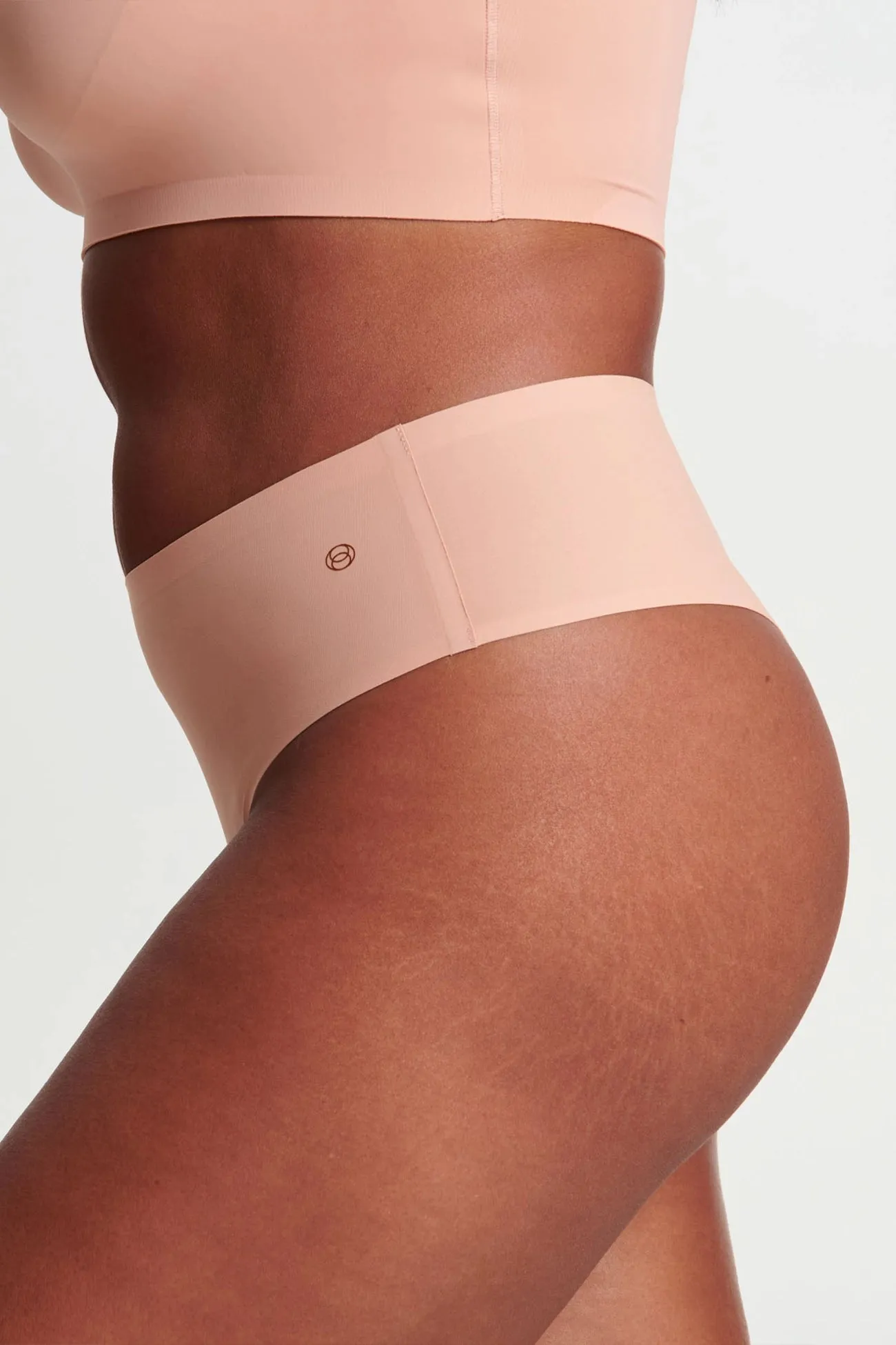 Evelyn & Bobbie Hi-Waist Thong - Himalayan Salt