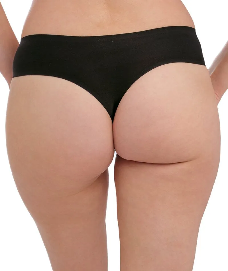 Fantasie Smoothease Invisible Stretch Thong - Black