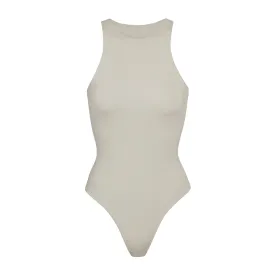 FITS EVERYBODY HIGH NECK BODYSUIT | TALC