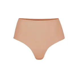 FITS EVERYBODY HIGH WAISTED THONG | OCHRE