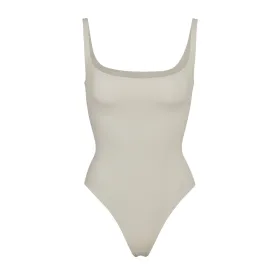 FITS EVERYBODY SQUARE NECK BODYSUIT | TALC