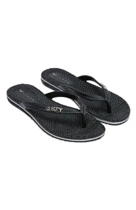 Flippin Thong Black Silver