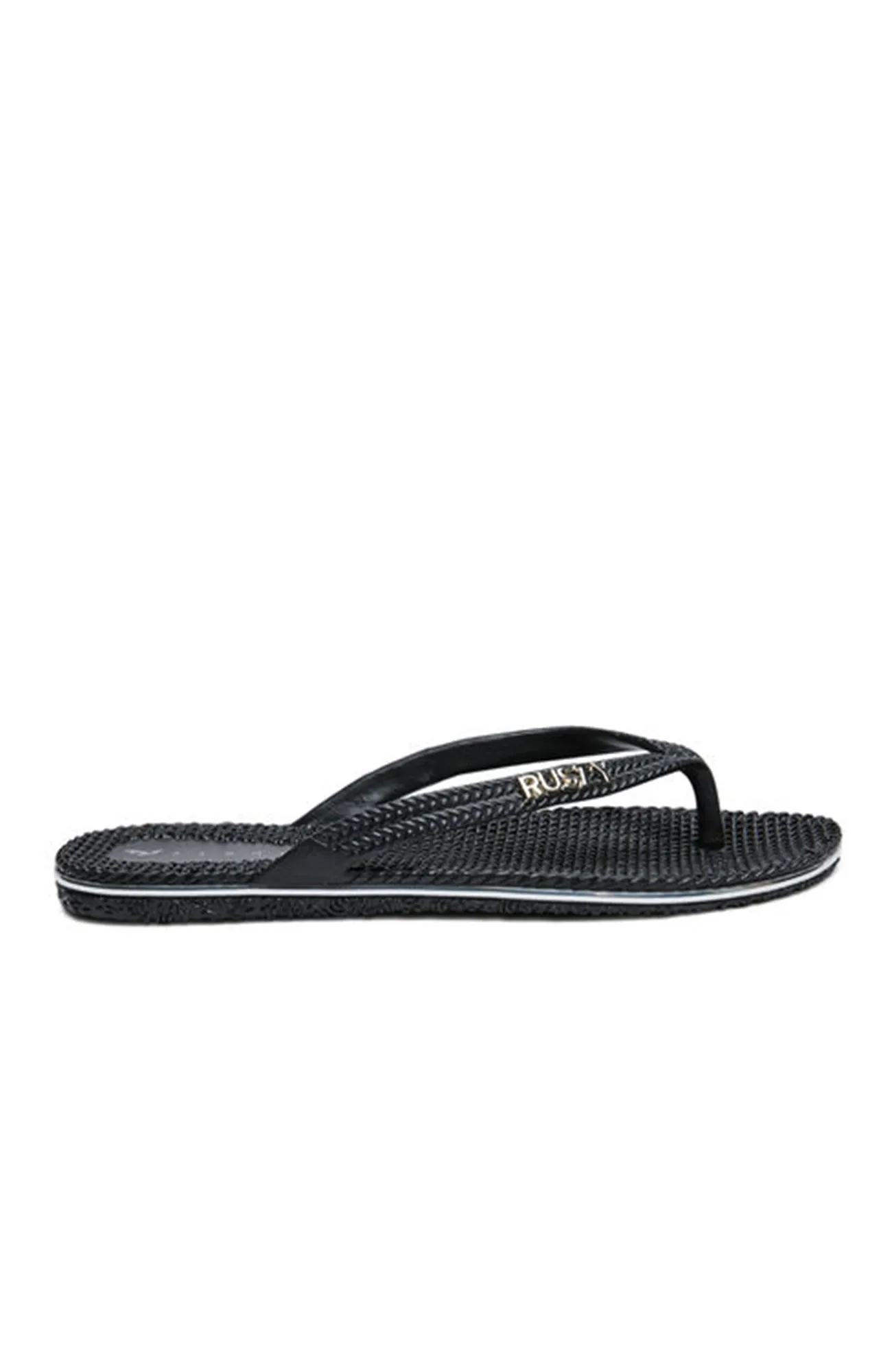 Flippin Thong Black Silver