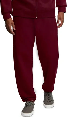 Fruit of the Loom Eversoft Fleece Elastic Bottom Sweatpants with Pockets, Relaxed Fit, Moisture Wicking, Breathable