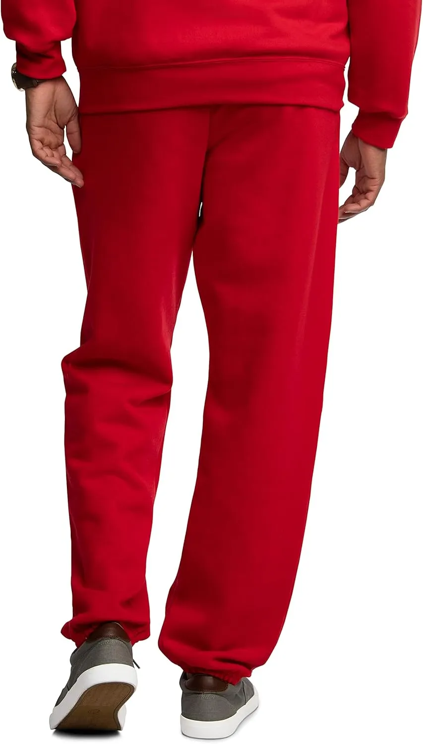 Fruit of the Loom Eversoft Fleece Elastic Bottom Sweatpants with Pockets, Relaxed Fit, Moisture Wicking, Breathable