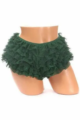 Green Glitter Ruffle Panty