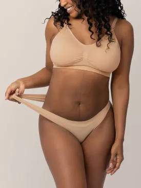 Grow with Me™ Maternity & Postpartum Thong | Beige