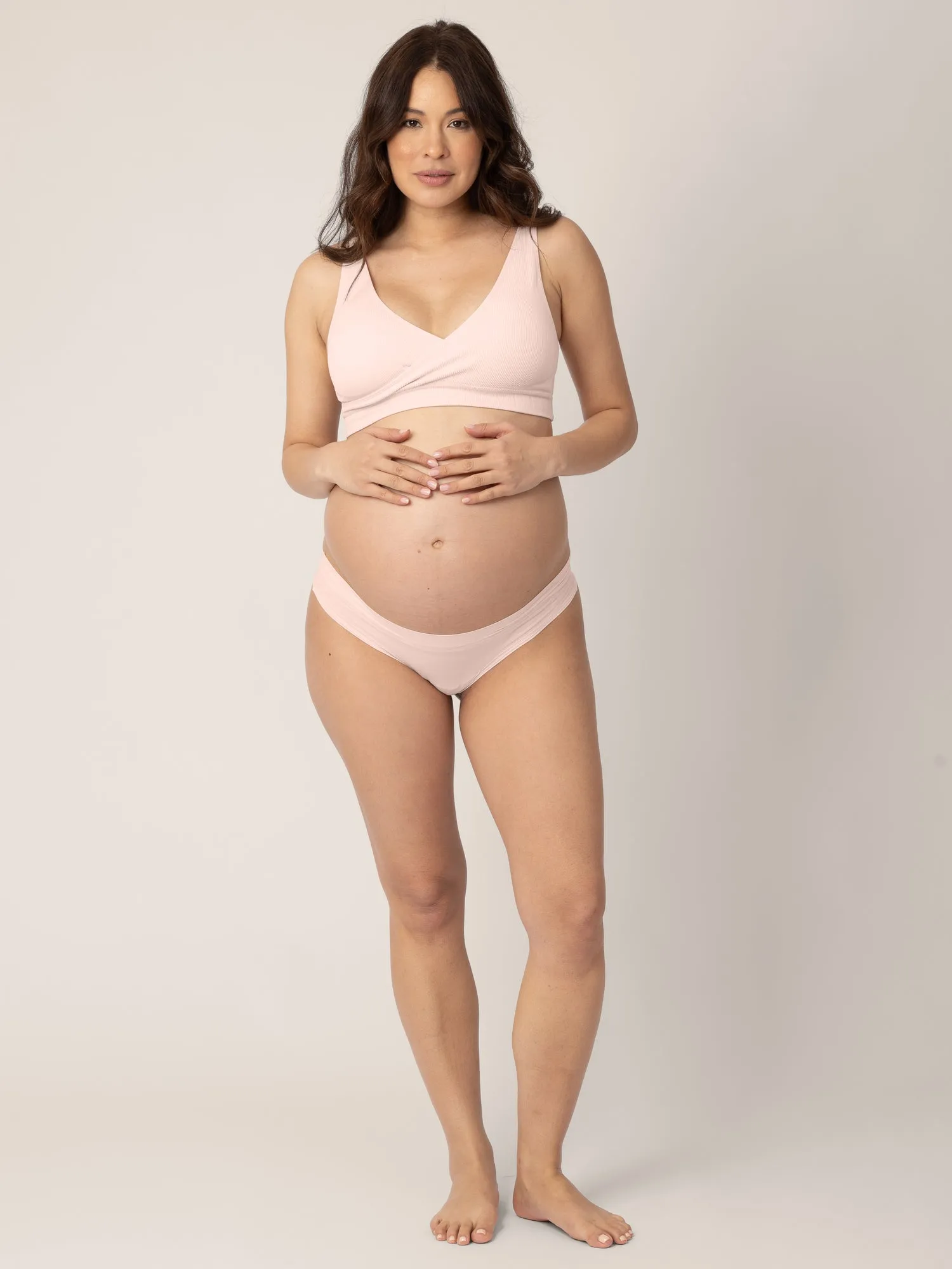 Grow with Me™ Maternity & Postpartum Thong | Soft Pink