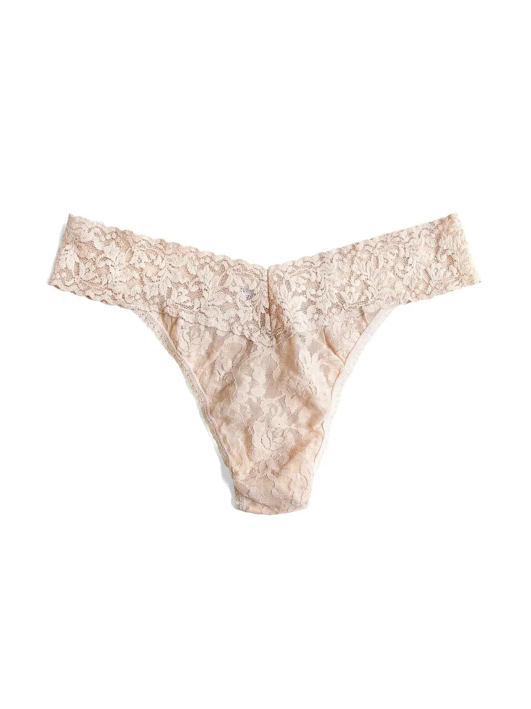 Hanky Panky Signature Lace Original Rise Thong - Chai
