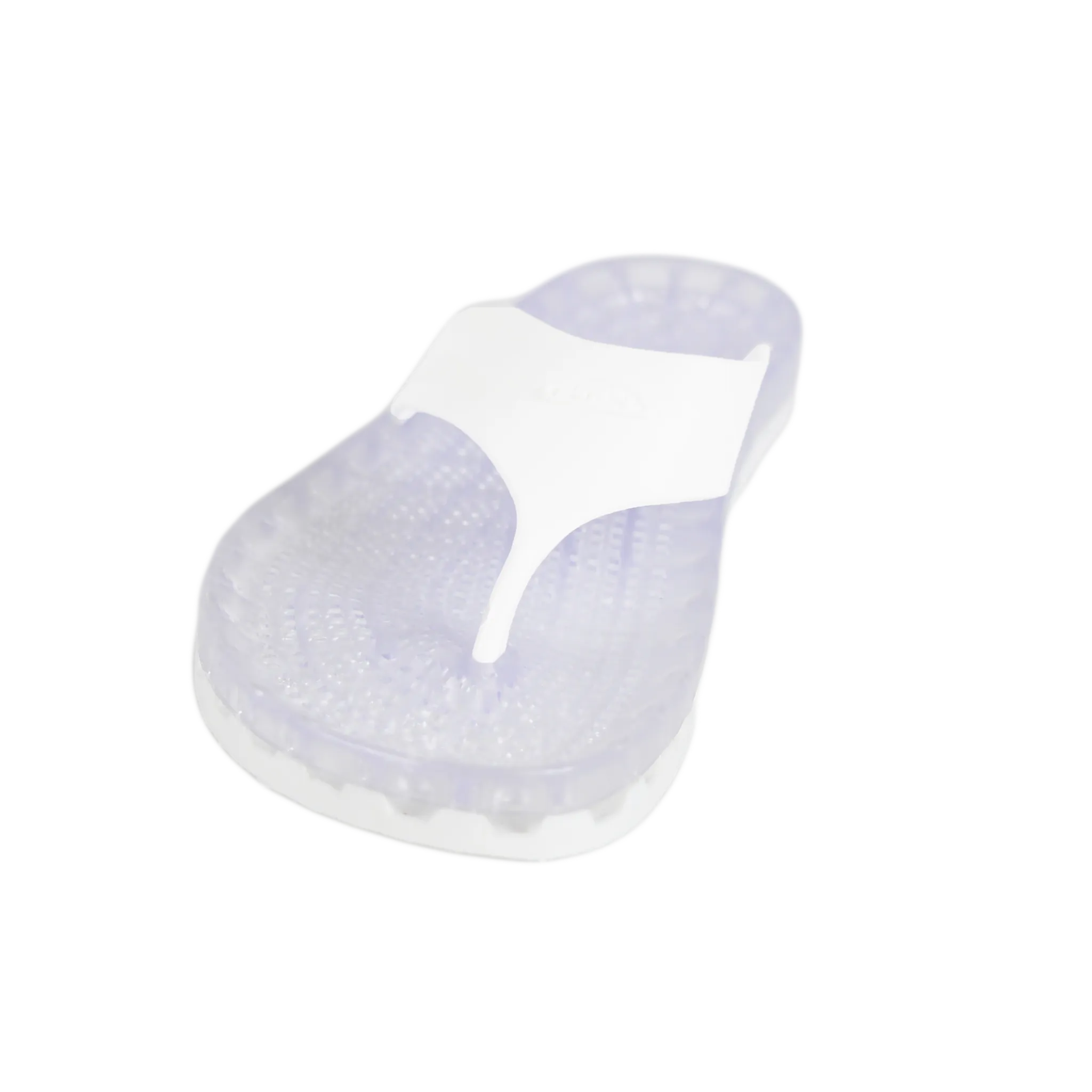 Ibiza - Clear Thong Sandal - White