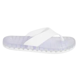Ibiza - Clear Thong Sandal - White