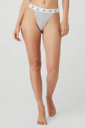 Icon French Cut Thong - Athletic Heather Grey