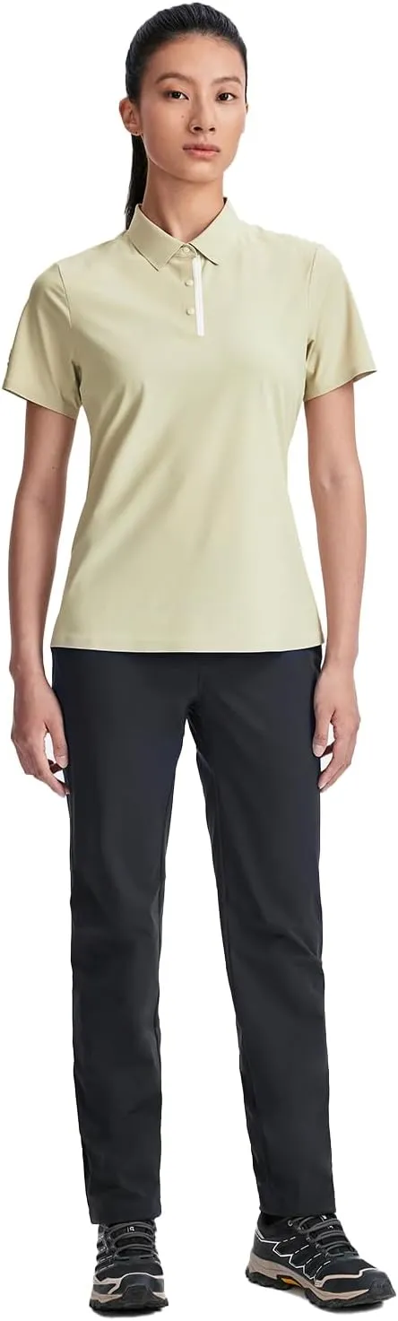KAILAS Women's UPF 50  UV Sun Protection Short Sleeve Polo Shirts in Classic Fit