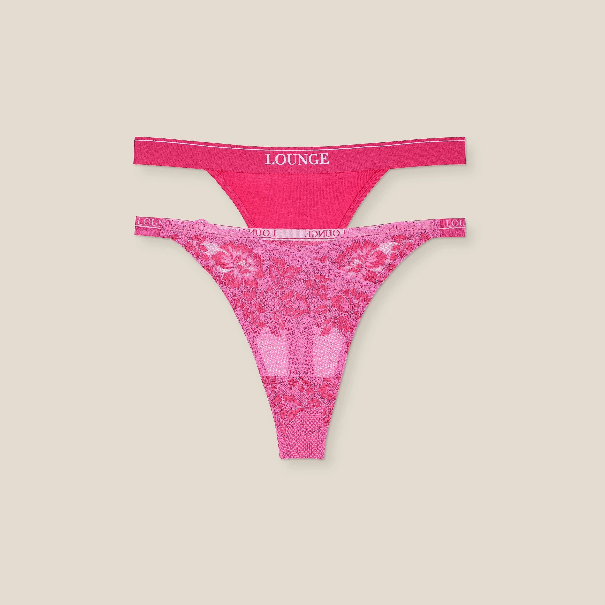 Limited Edition Luxe/Minimal Thong (2Pack) - Pink