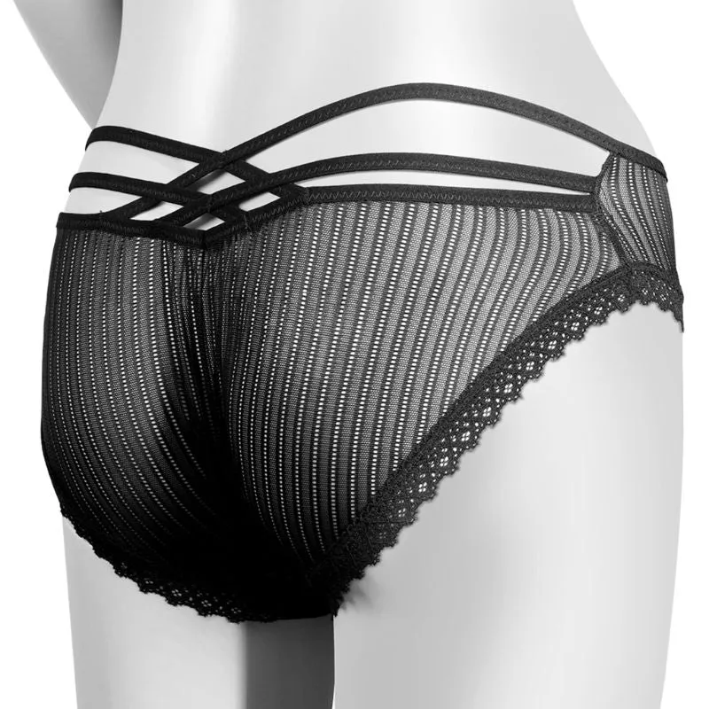 LOVETOY Wireless Vibration Strap on Jump Egg Lace Panty Underwear