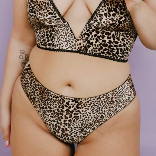 Madalynne Cecile Thong Panty Leopard