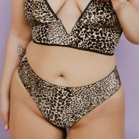 Madalynne Cecile Thong Panty Leopard