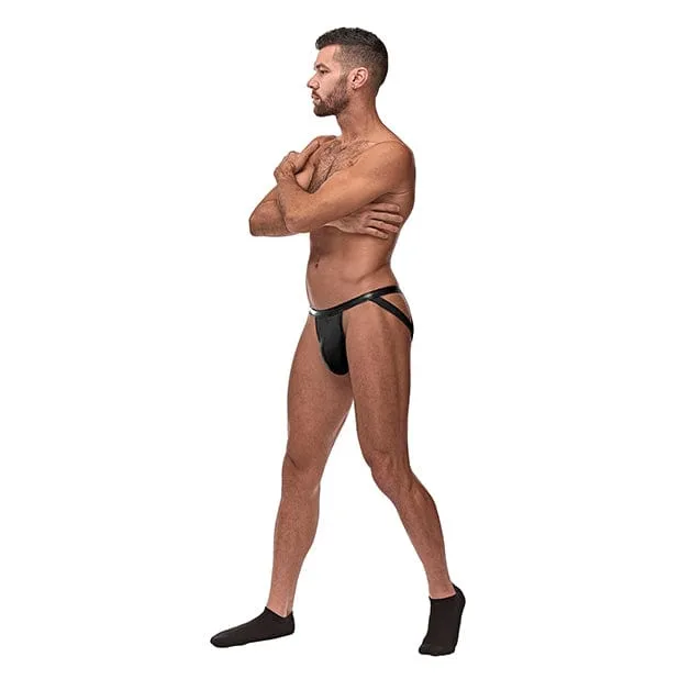 Male Power - Cage Matte Strappy Ring Jock Underwear
