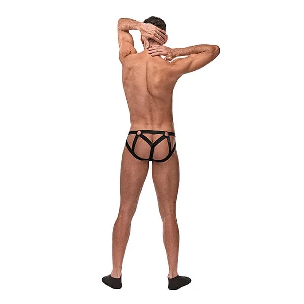 Male Power - Cage Matte Strappy Ring Jock Underwear