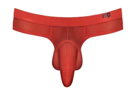 Male Power Hose Thong Red