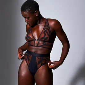 Medusa High-Waisted Bikini - Espresso