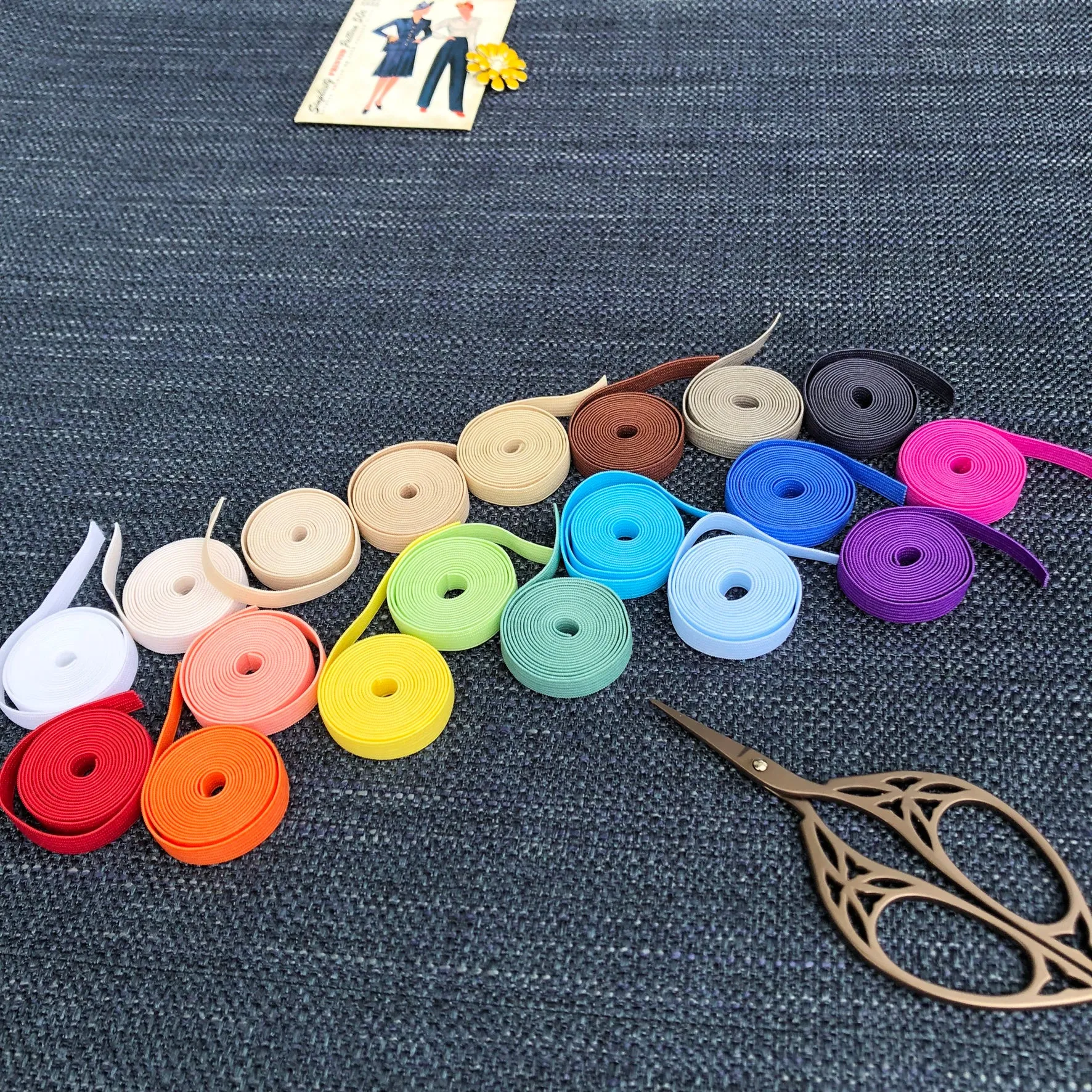 Non-Picot Elastic - 1/4"