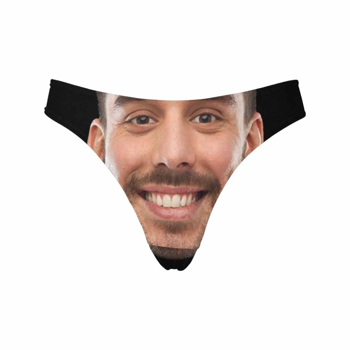 Personalized Women's Panties Custom Big Face Women's Thong Custom Underwear