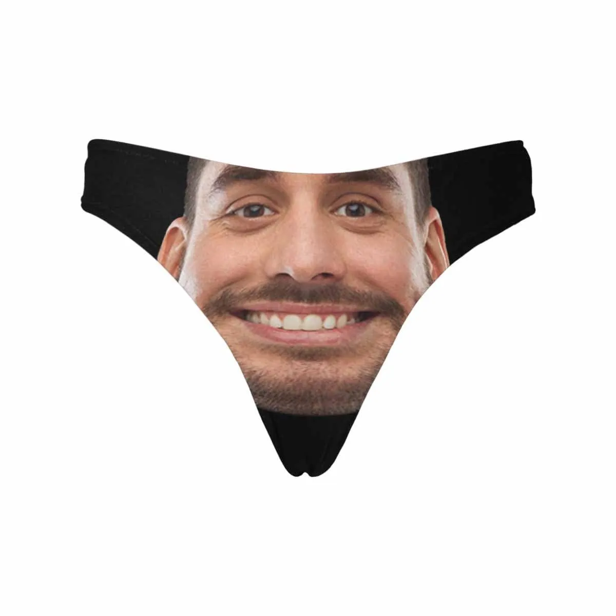 Personalized Women's Panties Custom Big Face Women's Thong Custom Underwear