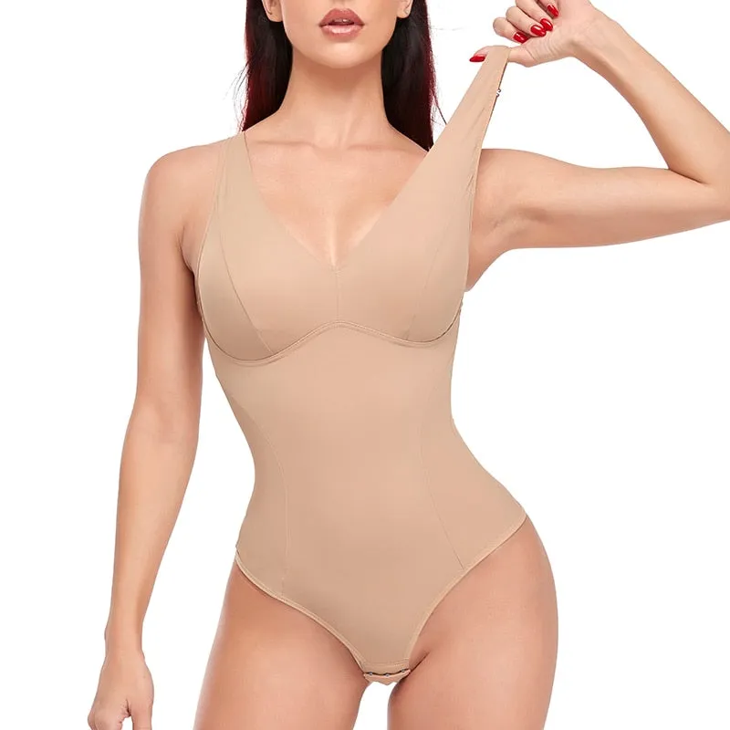 "The Dream" Tummy Control Underwire Thong Bodysuit