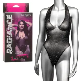 Radiance Deep V Body Suit Ps Black