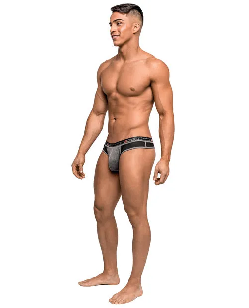 Reversible Dual Toned Thong Black L-xl