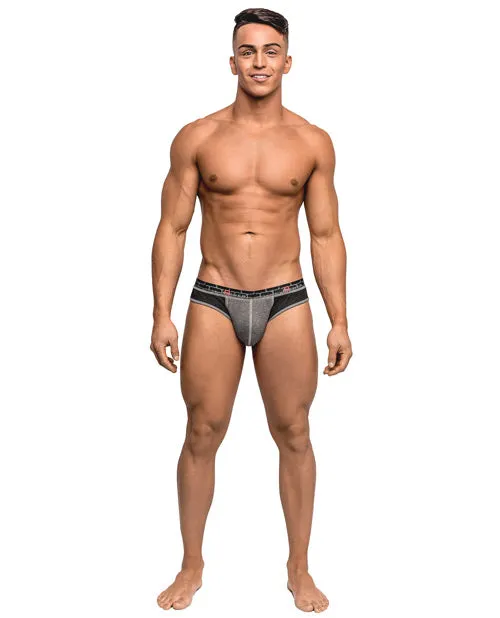 Reversible Dual Toned Thong Black L-xl